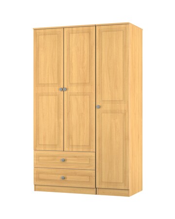 Richmond Triple Wardrobe with 2 Drawers