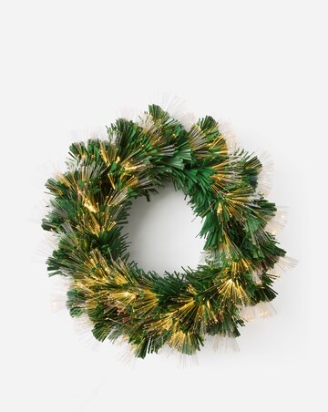 Fibre Optic Wreath Size 40cm