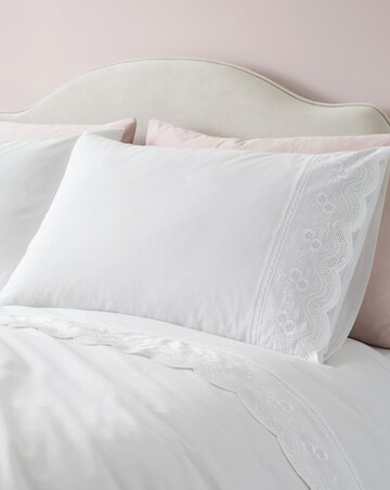 Bianca Fine Linens Elise Lace Duvet Cover Set