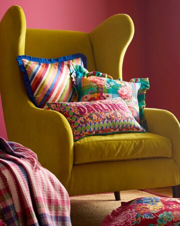 Sophie Robinson Darling Diagonal Stripe Cushion