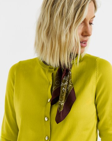 VN Crew Neck Cardigan