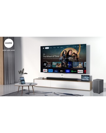 TCL S55HK Series 2.1 Dolby Atmos All-in-One Dual Bass Soundbar with Subwoofer