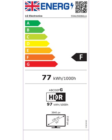 LG 55NU900B6LA 55in 4K UHD Smart TV
