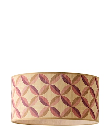 ValueLights Lori Large Geo Print Bamboo Shade