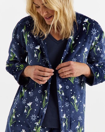 Julipa Floral 3 Piece Fleece Pyjama Set
