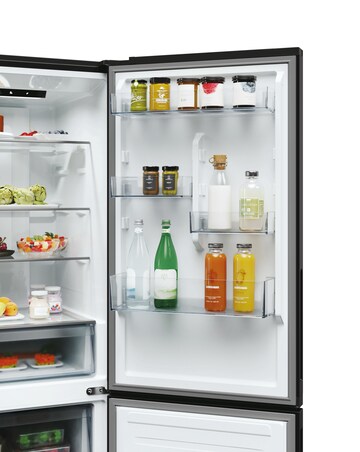 Hoover HONCQ2T618EBK 185cm Fridge Freezer Black + Install