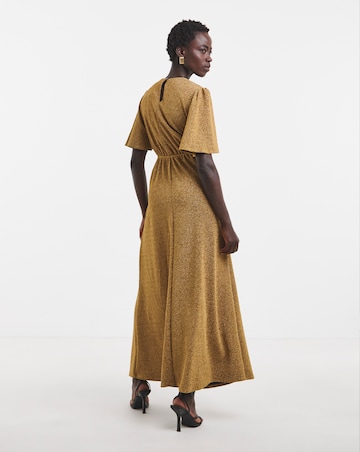 Twisted Wunder Ziggy Galaxy Foil Maxi Dress
