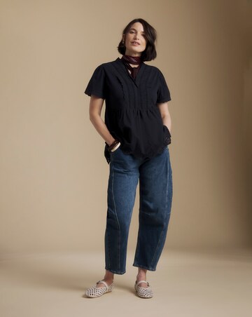 Julipa Lace Trim Blouse