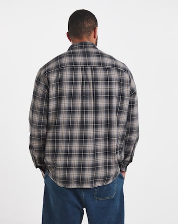 Jack & Jones James Flannel Long Sleeve Shirt - Black Multi
