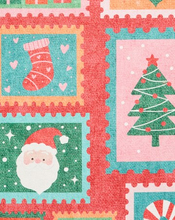 Christmas Stamps Washable Runner