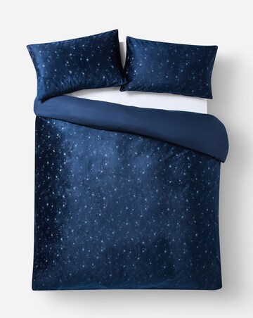 Midnight Sky Velvet Duvet Cover Set