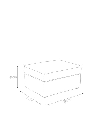 Jay-Be Brushed Twill Footstool Bed with Comfort Mattress