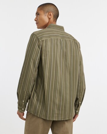 Long Sleeve Stripe Oxford Shirt Long