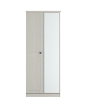 Peregrine Ready Assembled 2 Door Mirrored Wardrobe - Kids