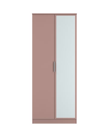 Humber Ready Assembled 2 Door Mirrored Wardrobe - Kids