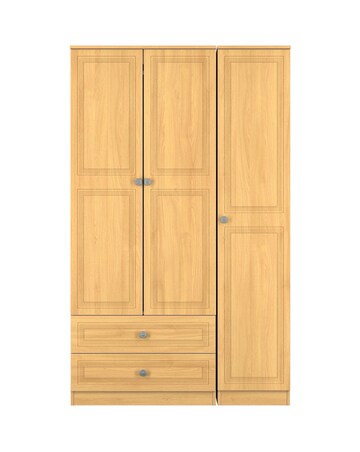 Richmond Triple Wardrobe with 2 Drawers