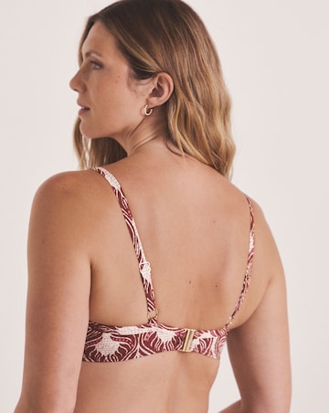 Underwired Ikat Print Bikini Top
