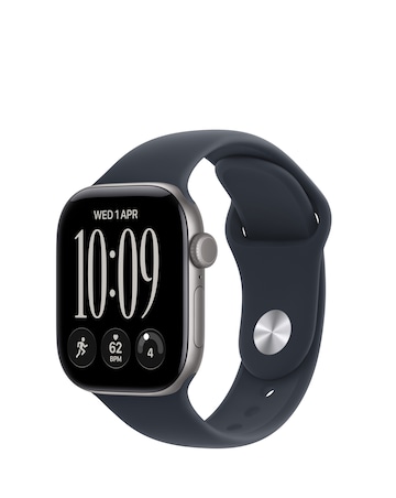 Apple Watch Series 12 GPS 42mm - Space Grey Aluminium/Navy Blue Sport Band - S/M