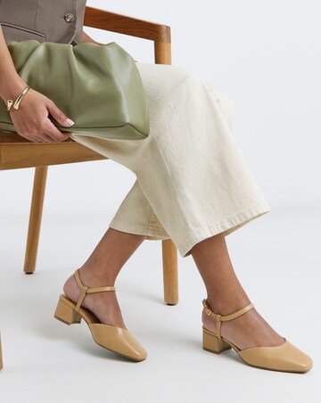 Jennifer Two Part Heeled Shoes - Wide Fit (E)
