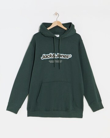 Jack & Jones Vesterbro Logo Hoodie - Teal