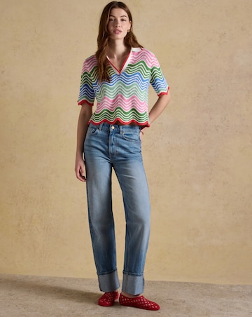 Joules Sandy Knit S/S Jumper