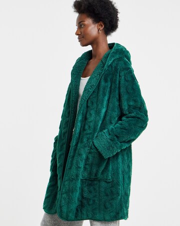 Pretty Secrets Cable Fleece Cardigan