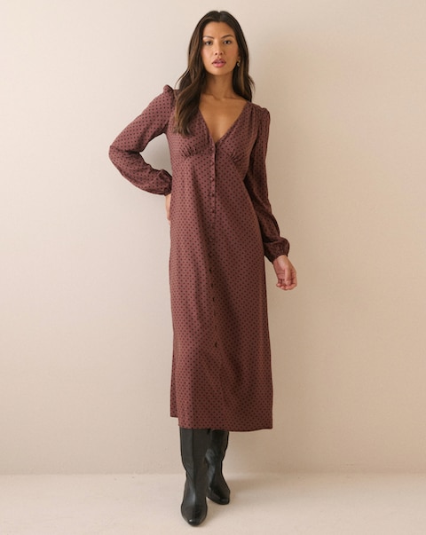 NOBODY CHILD KENNEDY MIDI DRESS