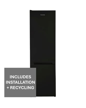 Russell Hobbs RH180FF541E1B Fridge Freezer Black + Install
