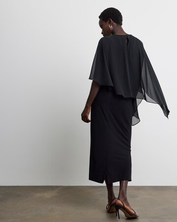 Joanna Hope Cape Midi Dress