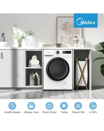 Midea 9kg Washing Machine - White + Installation