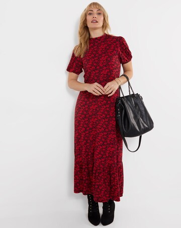 Joe Browns Ditsy Dreams High Neck Jersey Maxi Dress