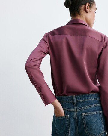 Mango Regular-Fit Satin Shirt
