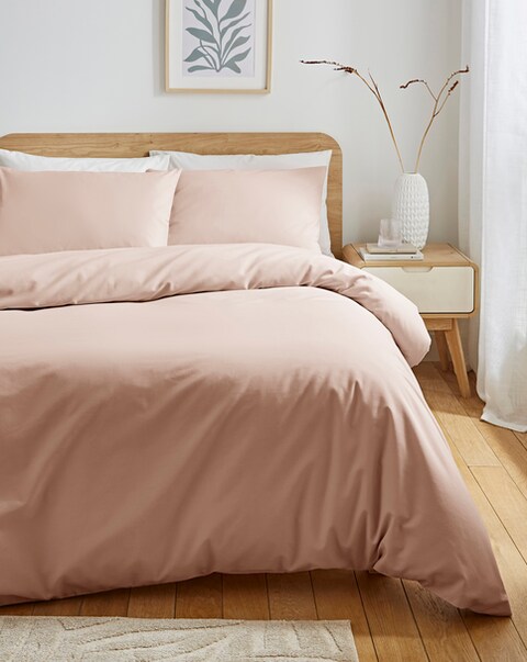 Easy Care Cotton Blend Duvet Cover Set