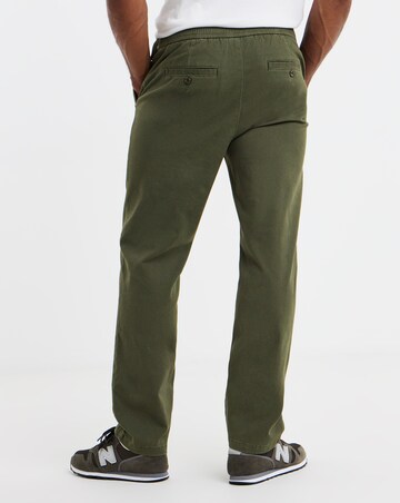 Fully Elasticated Comfort Waist Straight Chino Trouser