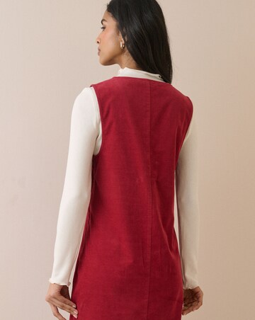 NOBODY'S CHILD PETITE NINA PINAFORE MINI DRESS