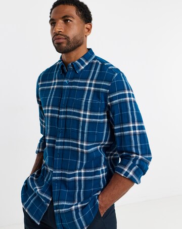 Long Sleeve Check Flannel Shirt