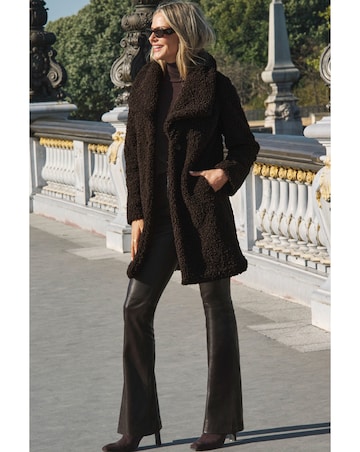 Sosandar Super Cosy Borg with Funnel Neck