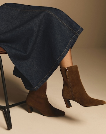 Nobody's Child Suede Pointed Ankle Boot - Standard Fit (D)