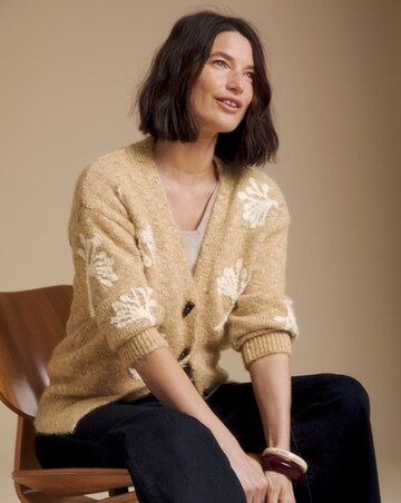 Julipa Longline Embroidered Cardigan