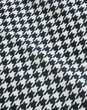 Houndstooth Cotton Blend Duvet Cover Set