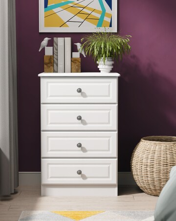 Peregrine Ready Assembled 4 Drawer Midi Chest - Kids