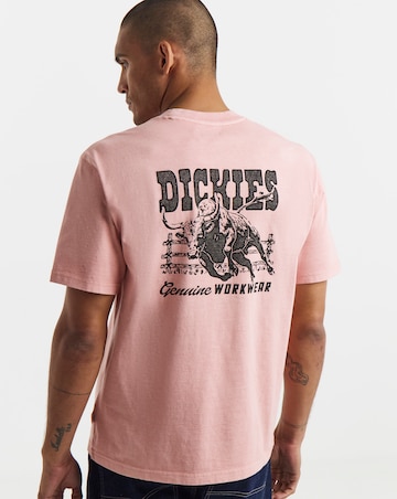 Dickies Short Sleeve Buchtell Back Graphic T-Shirt - Rose
