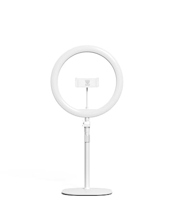Kodak 10 Desk LED Ring Light for Selfies, Videos & Online Conferencing