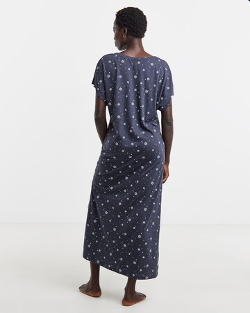 Julipa Value Nightie Snowflake Print