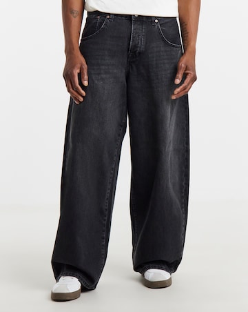 Only & Sons Kayce Barrel Fit Jeans - Black Denim