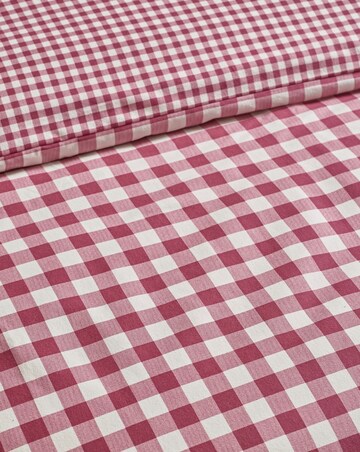 Catherine Lansfield Brushed Gingham Duvet Cover Set