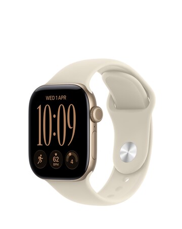 Apple Watch Series 12 GPS 42mm - Light Gold Aluminium/Sand Sport Band - S/M