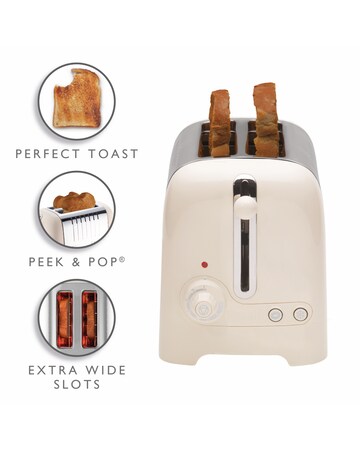 2 Slot Lite Kettle & Toaster Bundle White