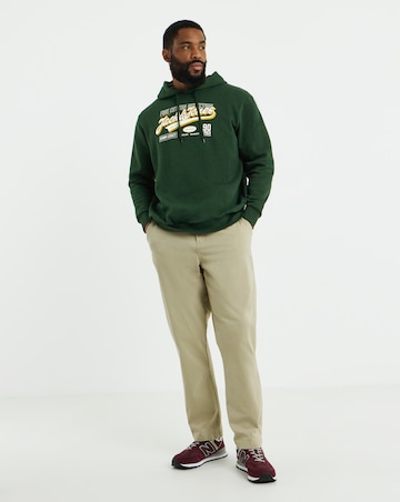 Jack & Jones Graphic Logo Hoodie - Dark Green