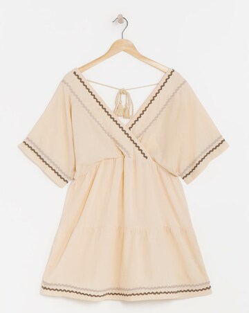 Beach to Beach Cotton Ric Rac Mini Beach Dress